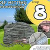ตาข่ายซ้อมตีกอล์ฟ Golf netting ความสูง 8 เมตร ขนาด 1.5 mm. ช่องตา 3x3 cm.กดเลือกความยาวตามต้องการได้เลย