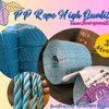 เชือกใยยักษ์สีฟ้า เชือกPP ROPE HIGH QUALITY เชือกใยเหนียว รุ่น 3 STRANDS BLUE POLYPROPYLENE ROPE เชือกตกแต่ง เกรดพรีเมี่ยมลอยน้ำได้ มีใบ Cer มาตรฐานเกรดส่งออกต่างประเทศ พร้อมส่ง