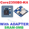 Core2350B0 Core Board Kit Based on Raspberry Pi RP2350B Dual-core & Dual-Architecture Microcontroller, 2MB PSRAM, 48 × Multi-Function GPIO Pins, Include USB Port Adapter and FFC Cable