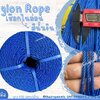 พร้อมส่ง เชือกไนล่อนสีน้ำเงิน Nylon Rope รุ่นใยเหนียวหนา 3.5 มิล เหนียวแน่น ทนทานเป็นพิเศษ แข็งแรง ไม่ขาดง่าย ไม่เป็นขุย