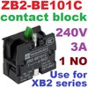 ZB2-BE101C 240V 3A NO High quality contact block for XB2 series 22mm push button switch accessory