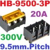 HB-9500-3P Terminal Block 300V 20A pitch 9.5mm Covered Connector