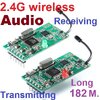 โมดูลรับส่งสัญญาณเสียงไร้สาย 2.4G NRF24L01 ส่งได้ไกล 182 เมตร wireless digital high-fidelity audio receiving and transmitting module/wireless speaker/analog audio interface board