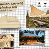 เต็นท์ผ้าใบคูนิล่อน ขนาด 3x5 เมตร ผ้าใบคูนิล่อน สีครีม kunilon canvas ผ้าใบpvc อย่างดีเคลือบกันน้ำ 2 ด้าน น้ำหนักเบา เหนียวทนทาน ใช้งานได้ยาวนาน
