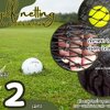 ตาข่ายสนามไดร์กอล์ฟ สีดำ ความสูง 2 เมตร Golf netting ขนาด 2 mm. ช่องตา 2x2 cm.กดเลือกความยาวตามต้องการได้เลย