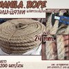 เชือกลากเรือ เส้นใหญ่ ขนาด 24 มิล ยาว 200 เมตร เชือกมะนิลาแท้ 100% Manila rope เชือกชักกะเย่อ เชือกใช้ถักตกแต่งคาเฟ่ พร้อมส่ง