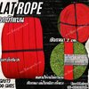 เชือกมัดท้ายกระบะ สีแดง เชือกถักแบน Flat Rope รุ่นหนา 2 ซม.ผสมสารป้องกัน UV เชือกคุณภาพจากโรงงานมาตรฐาน เกรดส่งออก พร้อมส่ง