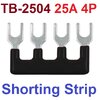 TB-2504 จั้มเปอร์ 4 ช่อง สีดำ สำหรับเทอร์มินอลบล็อก Jumper Bar for Terminal Block 4 pin Connector Bar black color