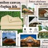 ผ้าใบโรงเรือน ขนาด 3x6 เมตร ผ้าใบคูนิล่อน สีครีม kunilon canvas ผ้าใบpvc อย่างดีเคลือบกันน้ำ 2 ด้าน น้ำหนักเบา เหนียวทนทาน ใช้งานได้ยาวนาน