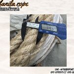 เชือกผูกเรือใหญ่ เชือกมะนิลาแท้ 100% Manila rope แบบแบ่งขาย ขนาด 34 มิล เชือกถักตาข่าย เชือกใช้ถักตกแต่งคาเฟ่ พร้อมส่ง