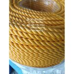 เชือกโพลีเอสเตอร์ ขนาด 7 mm. สีเหลือง เชือกมัดของ โยงกิ่งทุเรียน ใช้งานทั่วไป