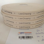 ป้ายคอเสื้อ เทปละเอียด 1.5 ซม.พิมพ์ดำ 4 ม้วน