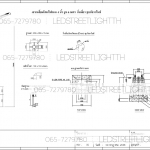 แบบเสาเหลี่ยม 4x4นิ้ว 6 เมตร
