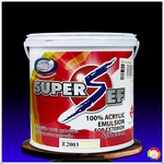 SUPER SEF 100% ACRYLIC EMULSION For EXTERIOR & INTERIOR สีน้ำอะครีลิคแท้ 100% ซูเปอร์เซฟ สำหรับทาภายนอกและภายใน (1 GL.)