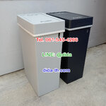 ถังขยะมีฝาปิดทรงเหลี่ยม 40 ลิตร