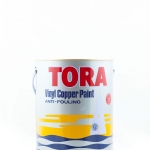 Tora Vinyl Copper Paint สีกันเพรียงพลาสติกโตร่า