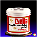 สีน้ำอะครีลิค เดลต้า (สำหรับภายนอก) DELTA ACRYLIC EMULSION PAINT FOR EXTERIOR