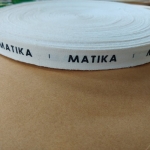 ป้ายคอเสื้อ เทปละเอียด 1.5 ซม.พิมพ์ดำ 1 ม้วน