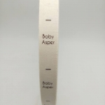 ป้ายคอเสื้อ เทปละเอียด 1.5 ซม.พิมพ์ดำ 1 ม้วน