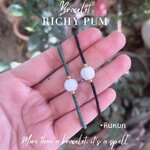 ✨กำไลเชือกรุ่น Richy Pum✨ หินหยกแท้ (Jade) เสริมความมั่งคั่ง รุ่งเรือง และสุขภาพ