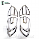 ครอบไฟท้าย ชุบโครเมียม Ford Everest 2015