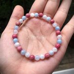 🤍มูนสโตน 💙อความารีน 💖โรโดไนต์