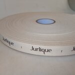 ป้ายคอเสื้อ เทปละเอียด 2 ซม.พิมพ์ดำ 1 ม้วน