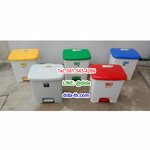 ถังขยะทรงเหลี่ยม เท้าเหยียบ 30 ลิตร