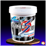 สีน้ำอะครีลิคแท้ 100% ซูเปอร์เซฟ สำหรับทาฝ้าเพดาน ชนิดด้านพิเศษ SUPER SEF 100% ACRYLIC EMULSION For CEILING