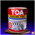 ทีโอเอ สีทาถนน ชนิดไม่สะท้อนแสง สีตีเส้น สัญลักษณ์ ขอบฟุตบาท TOA Roadline Paint (Non Reflective)