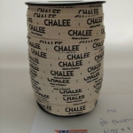 ป้ายคอเสื้อ เนื้อคอตต้อนก้างปลา 1.3 ซม.พิมพ์ดำ 1 ม้วน