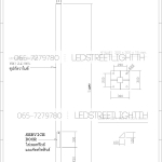 แบบเสาเหลี่ยม 3x3 สูง 5 เมตร คู่