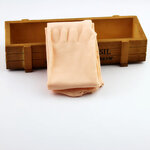 ถุงน่องเด็กสีส้มออกเปลือกไข่ไก่ ใช้ในการแสดงแฟนซี