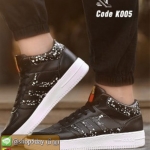 รองเท้าหุ้มข้อแฟชั้นสุดแนว สวยม๊าก แฟชั่น 2018 เกาหลี (สีดำ)