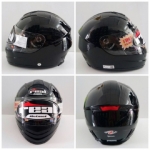 หมวกกันน็อค Real รุ่น tonardo สีดำเงา