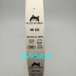 ป้ายคอเสื้อ เทปละเอียด 2.5 ซม.พิมพ์ดำ 1 ม้วน