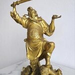 เทพอสูรจงขุ่ยปราบมาร เนื้อทองเหลือง