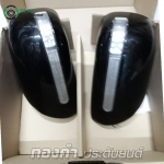 ครอบกระจกมองข้าง มีไฟ LED VIOS 2007,YARIS 2007 สีดำ
