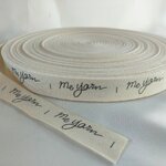 ป้ายคอเสื้อ เทปละเอียด 2 ซม.พิมพ์ดำ 1 ม้วน