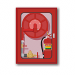 ตู้วงล้อสายดับเพลิง Fire Hose Reel Cabinet(แบบฝัง)