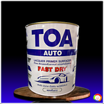 สีทีโอเอ สีพ่นรองพื้น ชนิดแห้งเร็วพิเศษ (สีขาว) Toa Fast dry Lacquer Primer Surfacer (White)