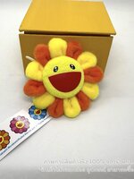 สีส้ม | Murakami Flower Pin ดอกไม้มุราคามิ เช็มกลัด งานฮิตโด่งดังมาก ขนาด 8 ซม. พร้อมส่ง ราคา เบาๆ