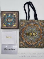 ชุดกล่องใส่เครื่องประดับดิออ Dior ชุดกล่องดำ-น้ำตาล อุปกรณ์ครบตามรูป