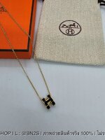 สีดำ | สร้อยคอผู้หญิง Hermes Pop H Necklace