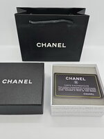 กล่องใส่เครื่องสำอาง เครื่องประดับ Chanel พร้อมการ์ด ถุงกระดาษ
