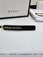 สีดำ | NEW GUCCI Logo Embellished Hair Clip กิ๊บหนีบผมสไลด์ กุชชี่ มี 4 สี งานสกรีนโลโก้ สวย สำเนา