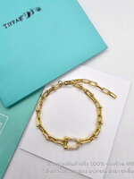 Tiffany Co. HardWear Large Link Bracelet สร้อยคอมือ อะไหล่สีทอง สายโซ่ ชาย/หญิง พร้อมส่ง งานสวย ไม่รวมกล่อง งานพรีเมียม ไม่มีกล่อง อุปกรณ์