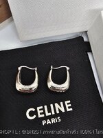 สีเงิน | ต่างหูซีลีน Celine Earrings ต่างหูซีลีนจี้รูปตระกร้า สีเงิน ทอง