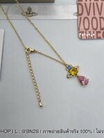 สร้อยคอจี้หยดน้ำ สายโซ่ รุ่น Vivienne Westwood ISMENE DROP PENDANT มีให้เลือกสองสี เงิน-ทอง งานสวยน่ารัก พร้อมป้ายโซ่ ปั๊มแบรนด์