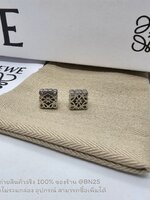 สีเงิน | [ออริ] LOEWE Anagram Stud Earrings ต่างหูโลเอ งานจี้สตั๊ด โลโก้ อะไหล่เงิน-ทอง งานดีสุด ก้าน 925 ปั๊มโลโก้คมชัด งานจริง 100% มาพร้อมถุงกระดาษ